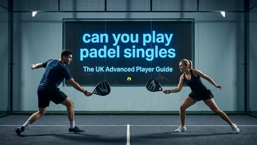 Advanced guide: can you play padel singles to improve your 2v2 game? Explore LTA rules, 18K carbon rackets, and professional 1v1 drills in the heart of London.