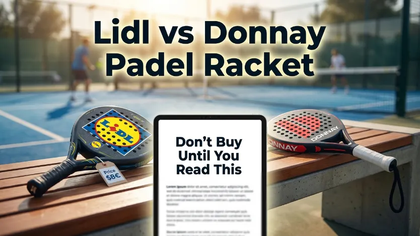 Torn between the Middle of Lidl and Sports Direct? Our Lidl vs Donnay Padel Racket review reveals which budget pick actually survives the UK winter.