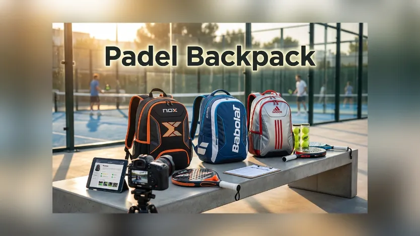 Upgrade your game with a specialised padel backpack. We review Nox, Adidas, and Babolat for the ultimate urban player. Don't let the British rain ruin your kit!