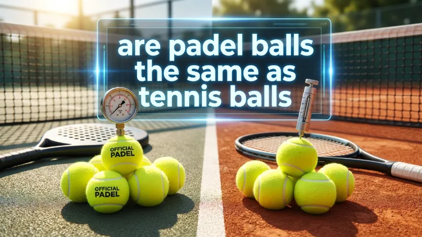 Stop! Are padel balls the same as tennis balls? Using tennis balls can void your warranty. Learn the UK-specific facts on pressure, size, and racket safety.