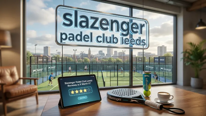 Is the grey turf a gimmick? Our Slazenger Padel Club Leeds reviews reveal the truth about the UK's largest indoor hub. See photos and pricing inside.