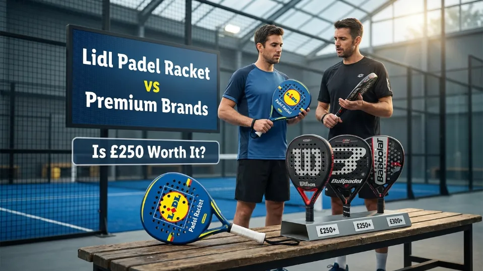 Don't buy a Babolat before reading this! We compare the Lidl padel racket vs premium brands to see where the value truly lies for regular UK club players.