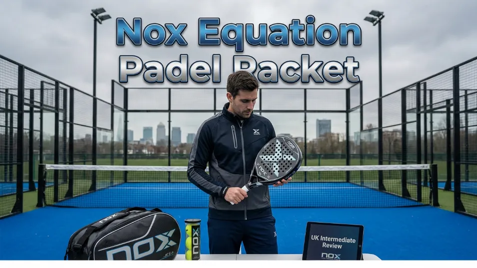 Struggling with tennis elbow? The nox equation padel racket 2025 features AVS tech and a massive sweet spot. Master UK courts with effortless precision.