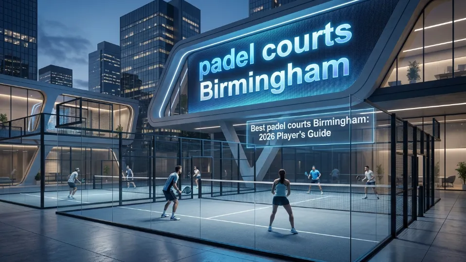 Looking for padel courts Birmingham? Our 2026 guide covers the best pay-and-play prices, racket hire info, and how to secure peak time slots online.