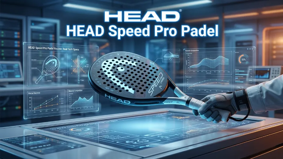 Is the HEAD Speed Pro padel racquet causing your tennis elbow? Discover the stiff-light paradox and how to customise its 27.1cm balance safely