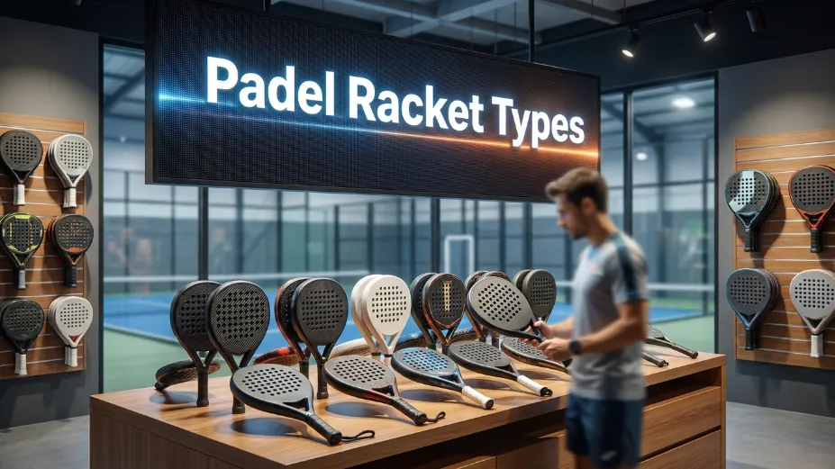 Confused by Padel Racket Types? Discover the best shapes and materials to elevate your performance on the court. Read our expert guide today