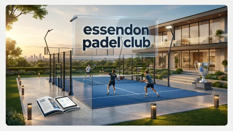 Master the court at essendon padel club. High-tech panoramic design, luxury showers, and social dining in the heart of Bedwell Park. Book your slot now