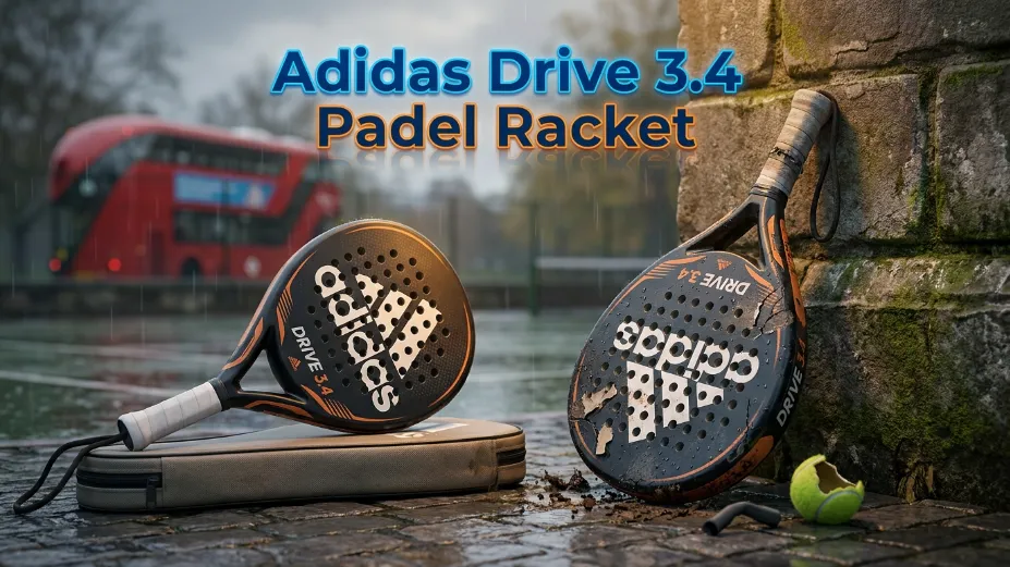 Conquer the court with control. Our in-depth adidas drive 3.4 padel racket review exposes its performance, UK weather limits, and real-world durability