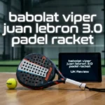 Is the babolat viper juan lebron 3.0 padel racket worth the premium UK price? Discover the engineering gaps and court performance now.