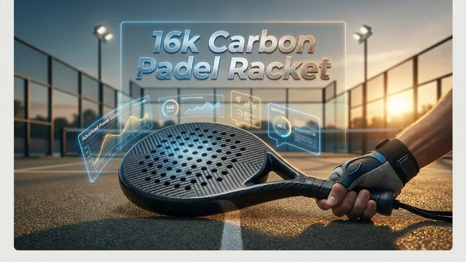 Dominate the court. Discover how a 16k carbon padel racket transforms your power, control, and performance in harsh UK weather conditions. Read our guide.