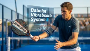 Managing tennis elbow on damp UK courts? Discover how the Babolat Vibrabsorb System 2 filters structural shock waves to protect your arm today.