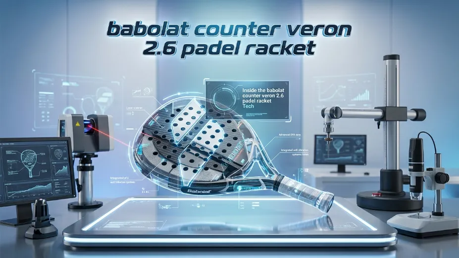 Struggle off the back glass? Discover how the babolat counter veron 2.6 padel racket uses Carbon Flex to transform deep defence into an elite attack.