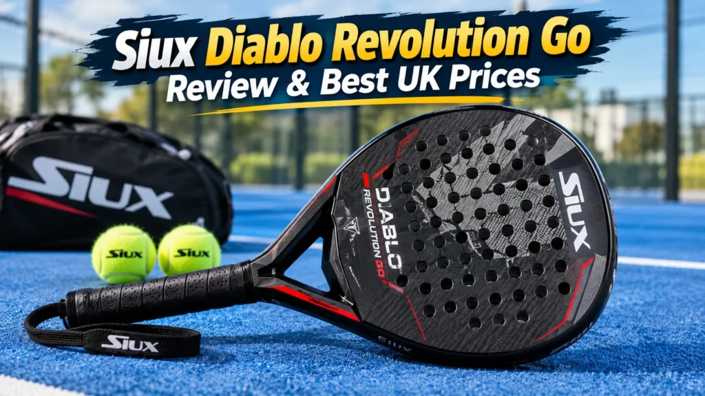 Is the Siux Diablo Revolution Go the best intermediate racket in 2026? Discover specs, power, and top UK deals now!