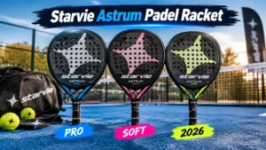 Is the starvie astrum padel racket worth £200+? We test the 2026, Soft, Pro & Eris models on British courts. Find your perfect frame match today!