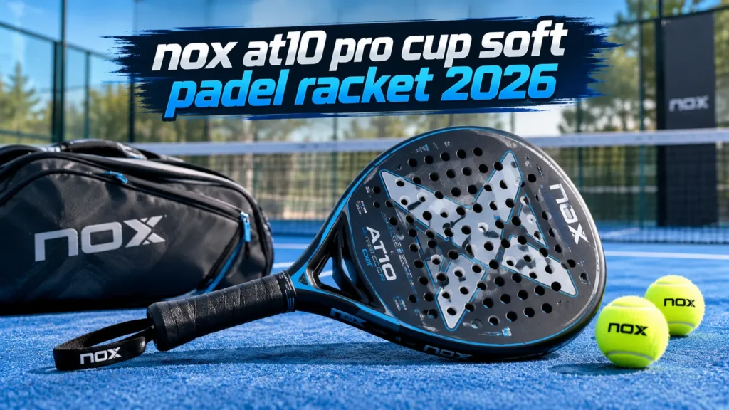 Discover the nox at10 pro cup soft padel racket 2026. Explore technical specs, UK court performance, and unmatched arm comfort today!