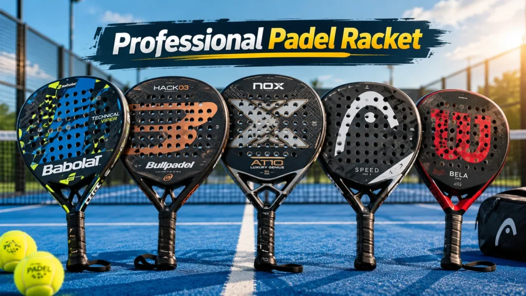 Ready for the next level? Find the perfect professional padel racket for your style. We review top 2026 models with verified UK pricing and specs.